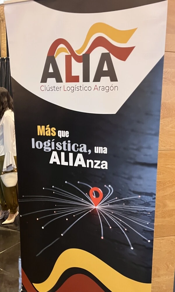 Imagen corporativa de ALIA, Clúster Logístico de Aragón, durante ALIA Logistics Summit 2026